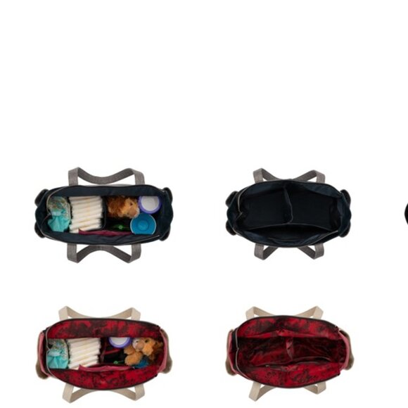 m Bretts organized tote - Large, Black and Grey - Picture 1 of 6